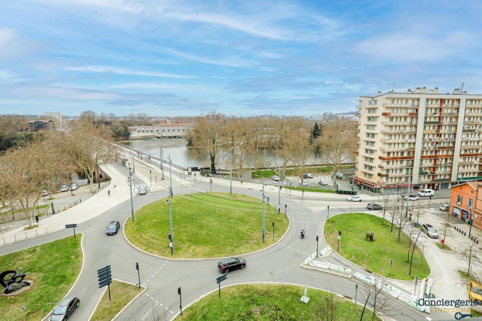 Fac 6 Vue Garonne - Tram- Parking Apartment Toulouse Luaran gambar