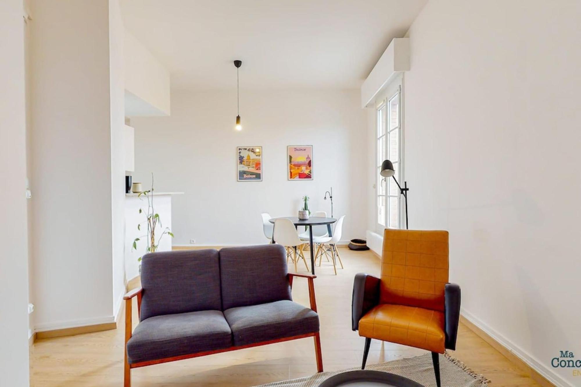 Fac 6 Vue Garonne - Tram- Parking Apartment Toulouse Luaran gambar