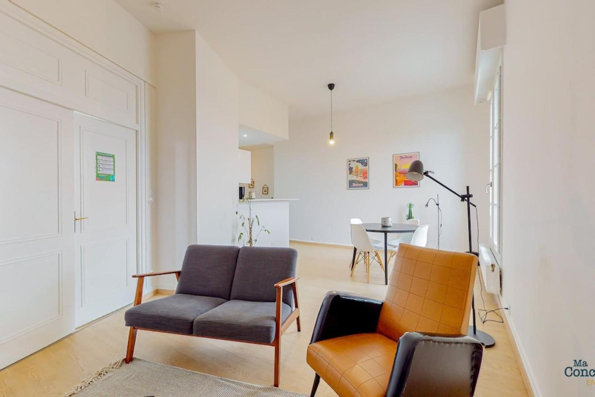 Fac 6 Vue Garonne - Tram- Parking Apartment Toulouse Luaran gambar